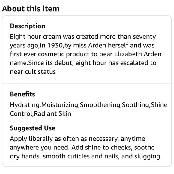 Elizabeth Arden Eight Hour Creme Intensive Moisturizing Body Treatment Lotion - Picture 3 of 6